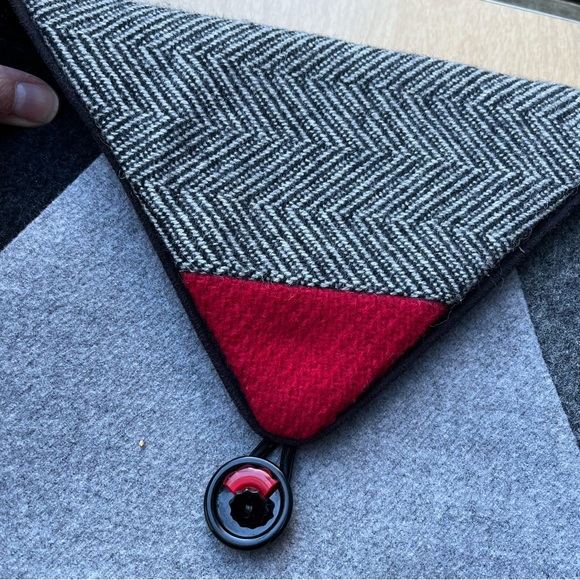 Baabaazuzu Upcycled Wool Pouch Tote Case Bag - Picture 3 of 15